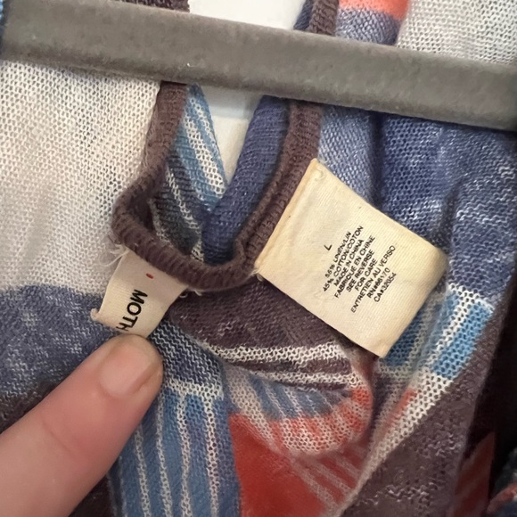 Anthropologie Moth multi stripe wrap cardigan in L - Picture 6 of 6